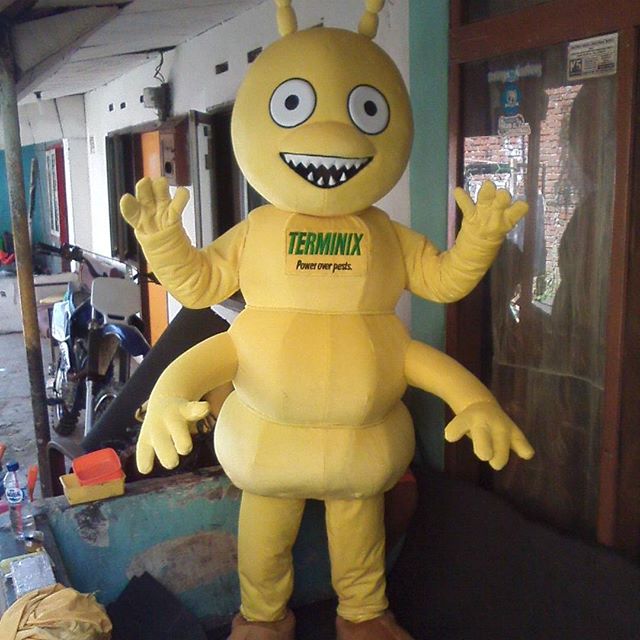 Kostum Maskot Ulat
