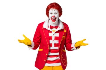 Kostum Badut McD Ronald McDonald