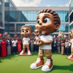 Kostum Maskot Perusahaan Karyawan