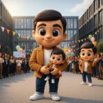 Kostum Maskot Perusahaan Manager